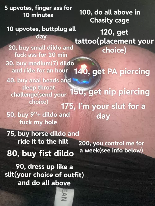 Upvote to make me buy stuff and a/your sissy slut