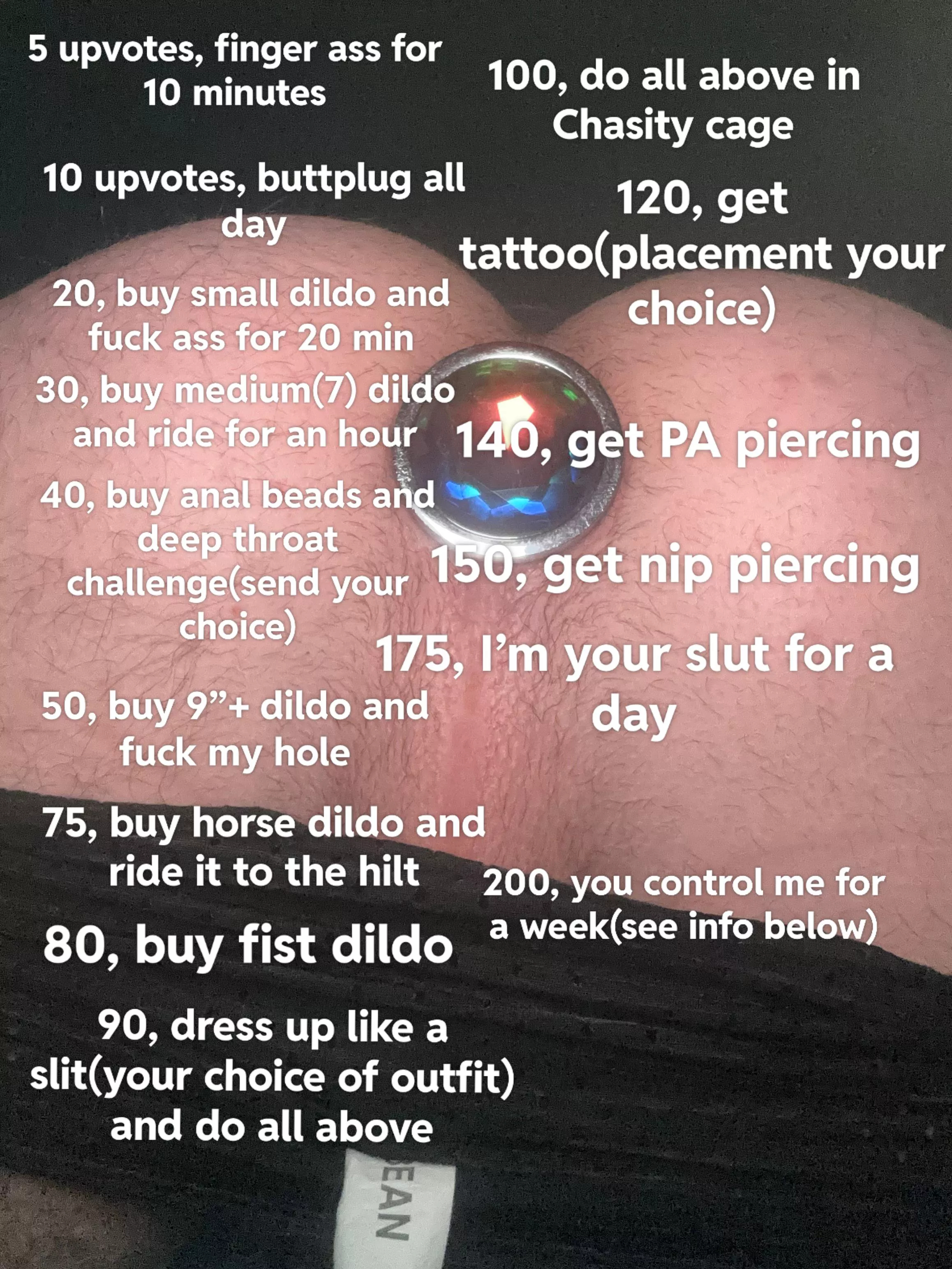 Upvote to make me buy stuff and a/your sissy slut