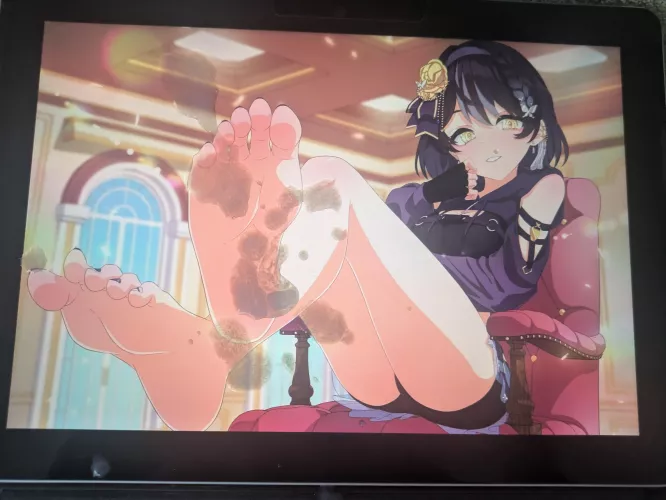 vtuber feet milked me for my first tribute (vid in comments)