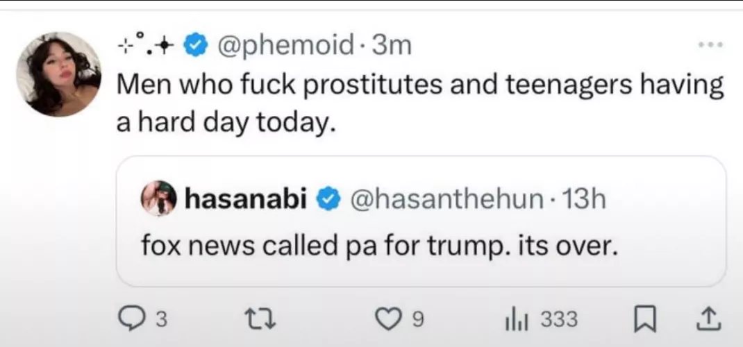 Why no daughter on election stream?