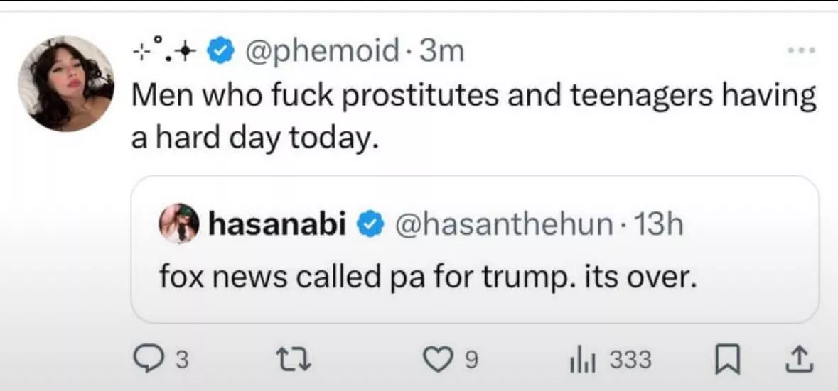 Why no daughter on election stream?