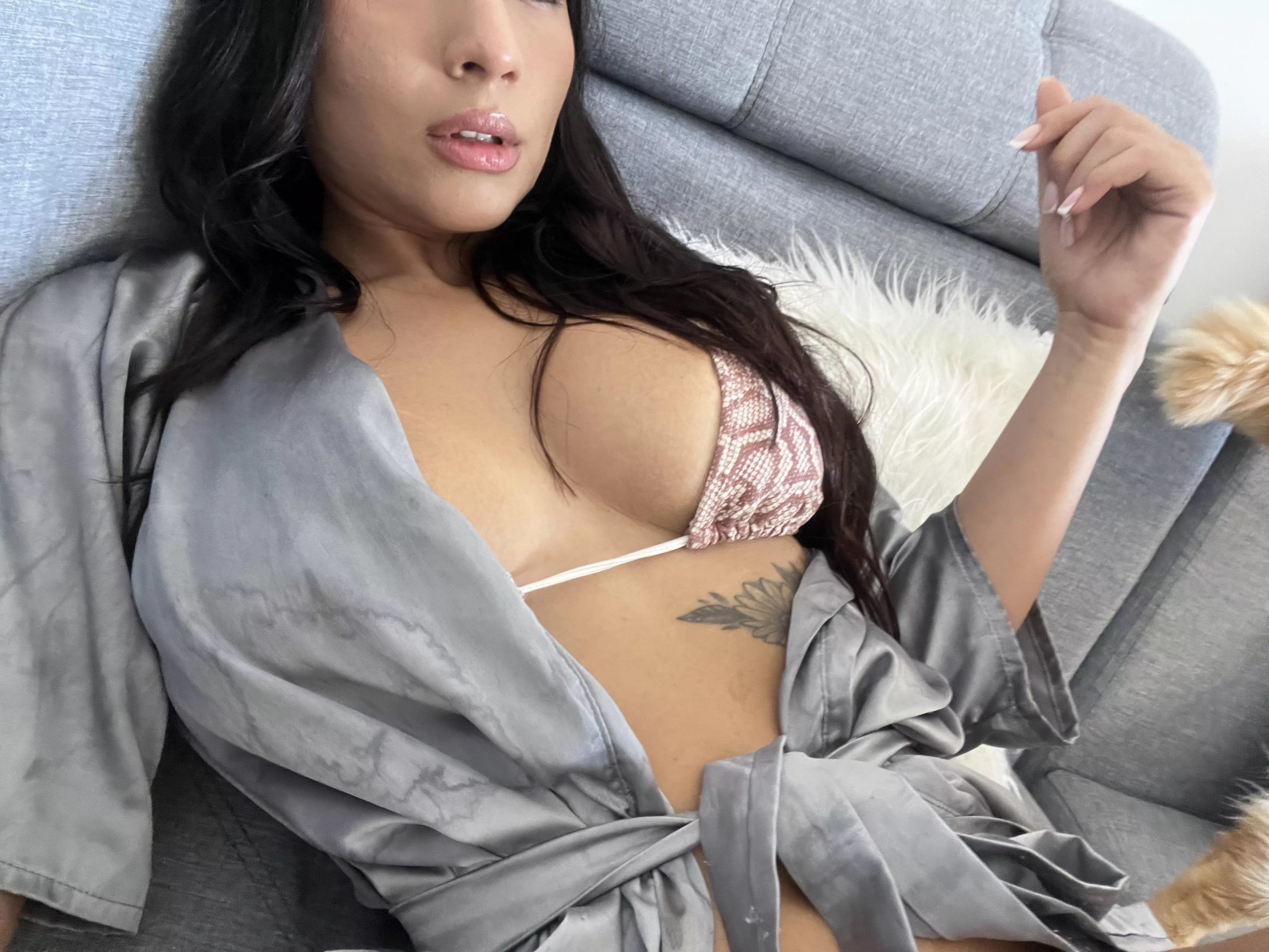 You want to squeeze my wonderful titties?