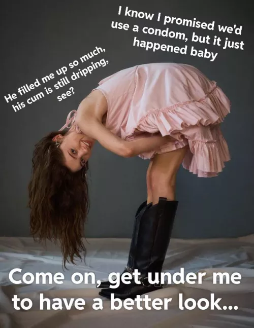 Your gf, Natalia Dyer, just broke the rules you had established. Will you get mad at her? or will you do as she says and get a taste?