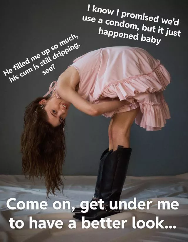 Your gf, Natalia Dyer, just broke the rules you had established. Will you get mad at her? or will you do as she says and get a taste?