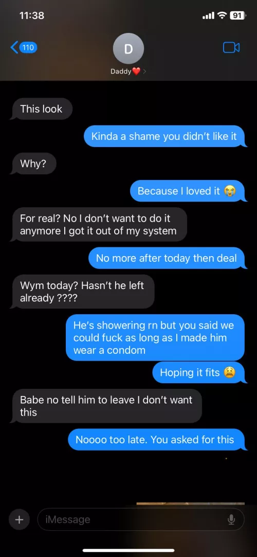 Bf regrets cuckold Fantasy too late pt 3