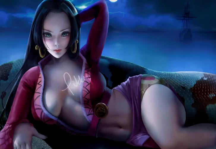 Boa Hancock fanart by me