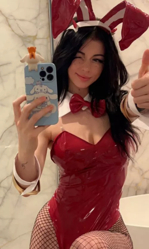 Bunny girl that is curious how big your carrot is 