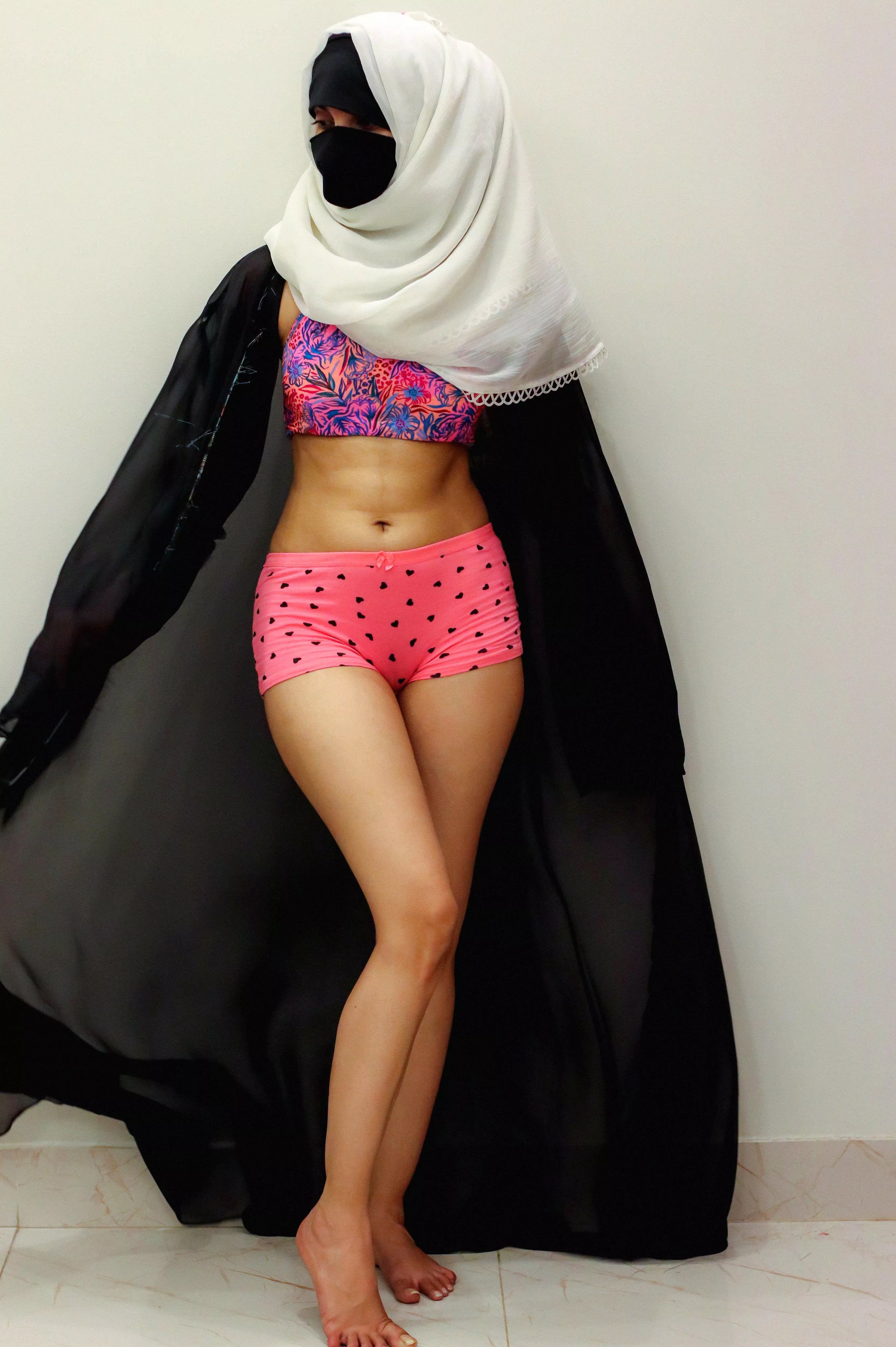 do you like it when i wear tight clothes under my Islamic dress