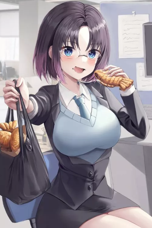 Elma as an office lady (zipgaemi)