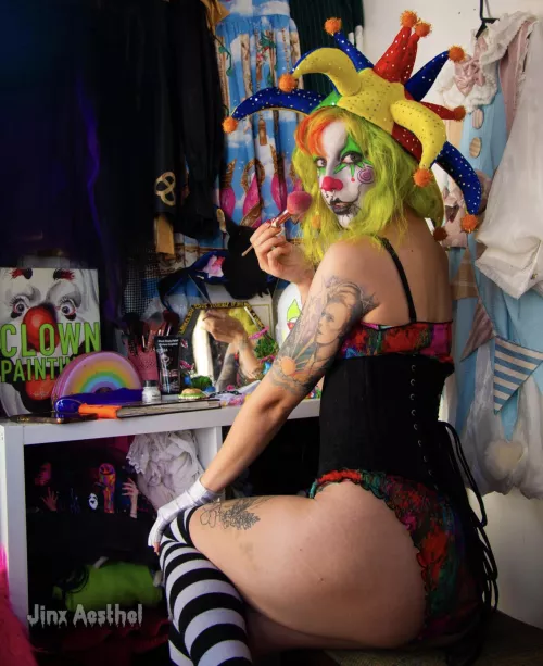 Every day I get ready and put on my clown makeup for this never ending freakshow