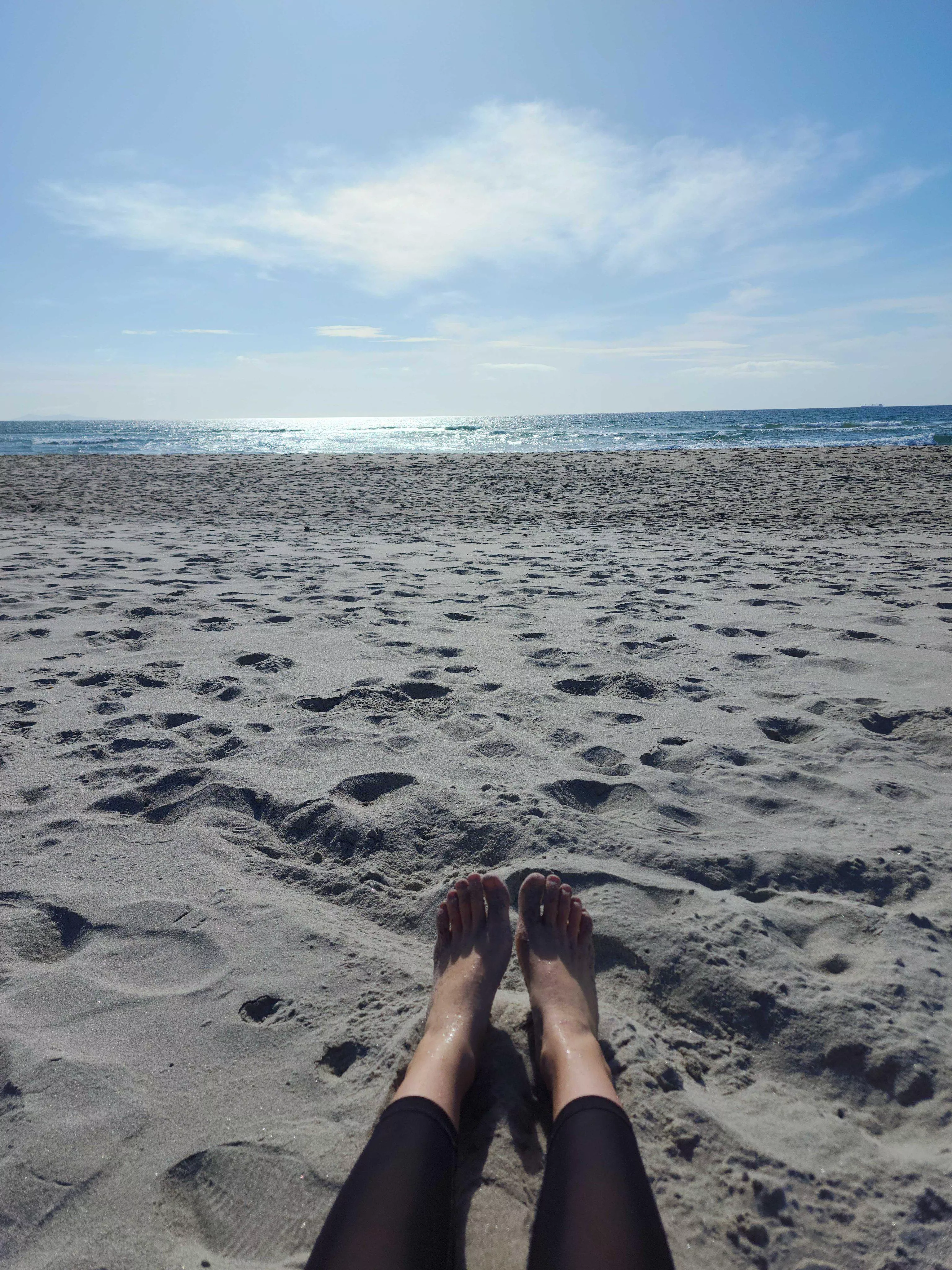 Feet in the sand 