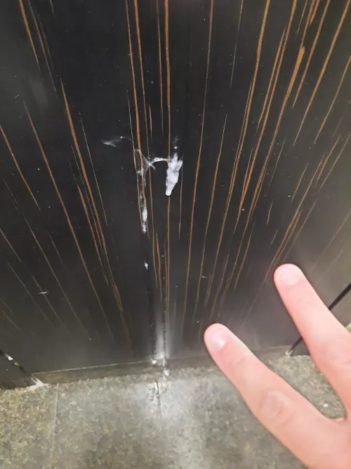 First tag! Oh boy it went all the way down to the floor under the door [22]