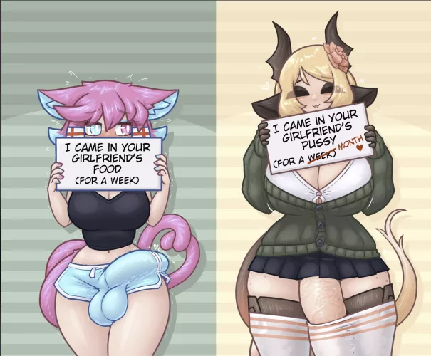 [Fu4F] Your oblivious Bf's cousins stay with you for a few days