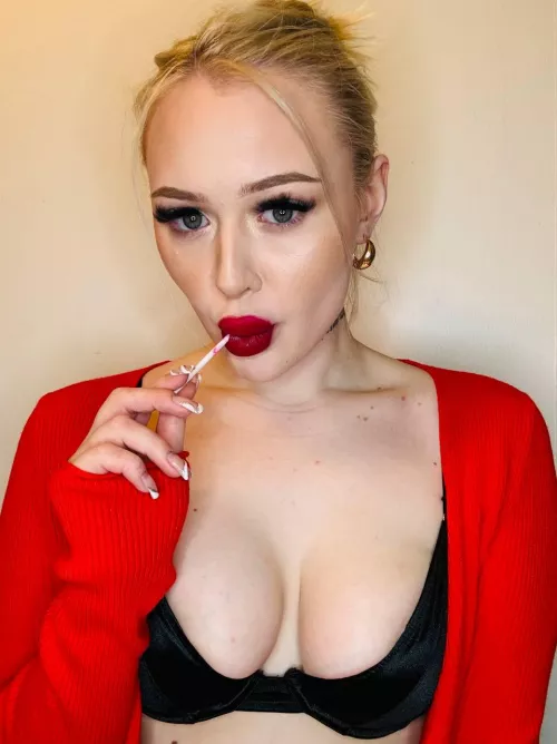 Getting a little cheeky