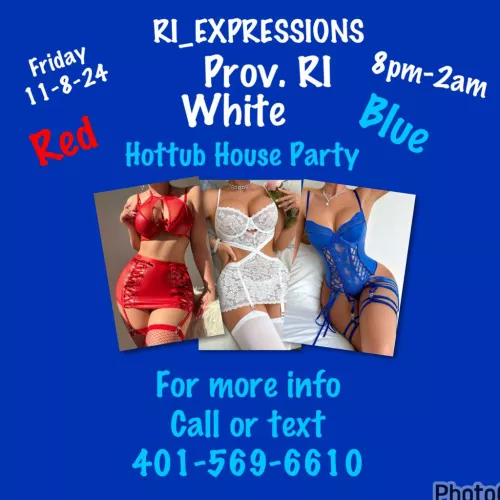 Hot Tub House Party. Providence Rhode Island. Friday. 11-08-2024