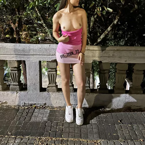 I like to behave badly in public places 