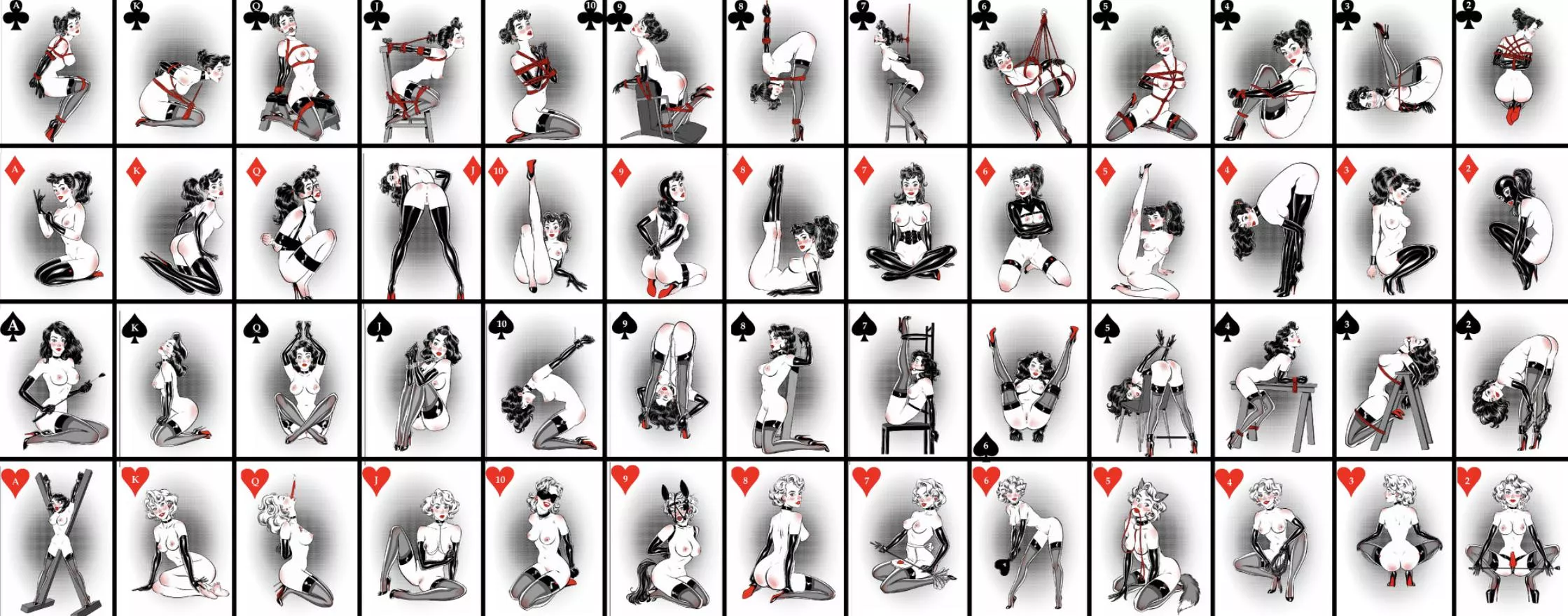 I will be put in one of these poses on Friday, you decide which one.