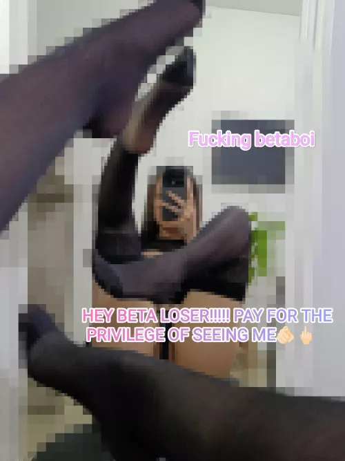 Is this what destroys your mind?? Fucking betaboi!