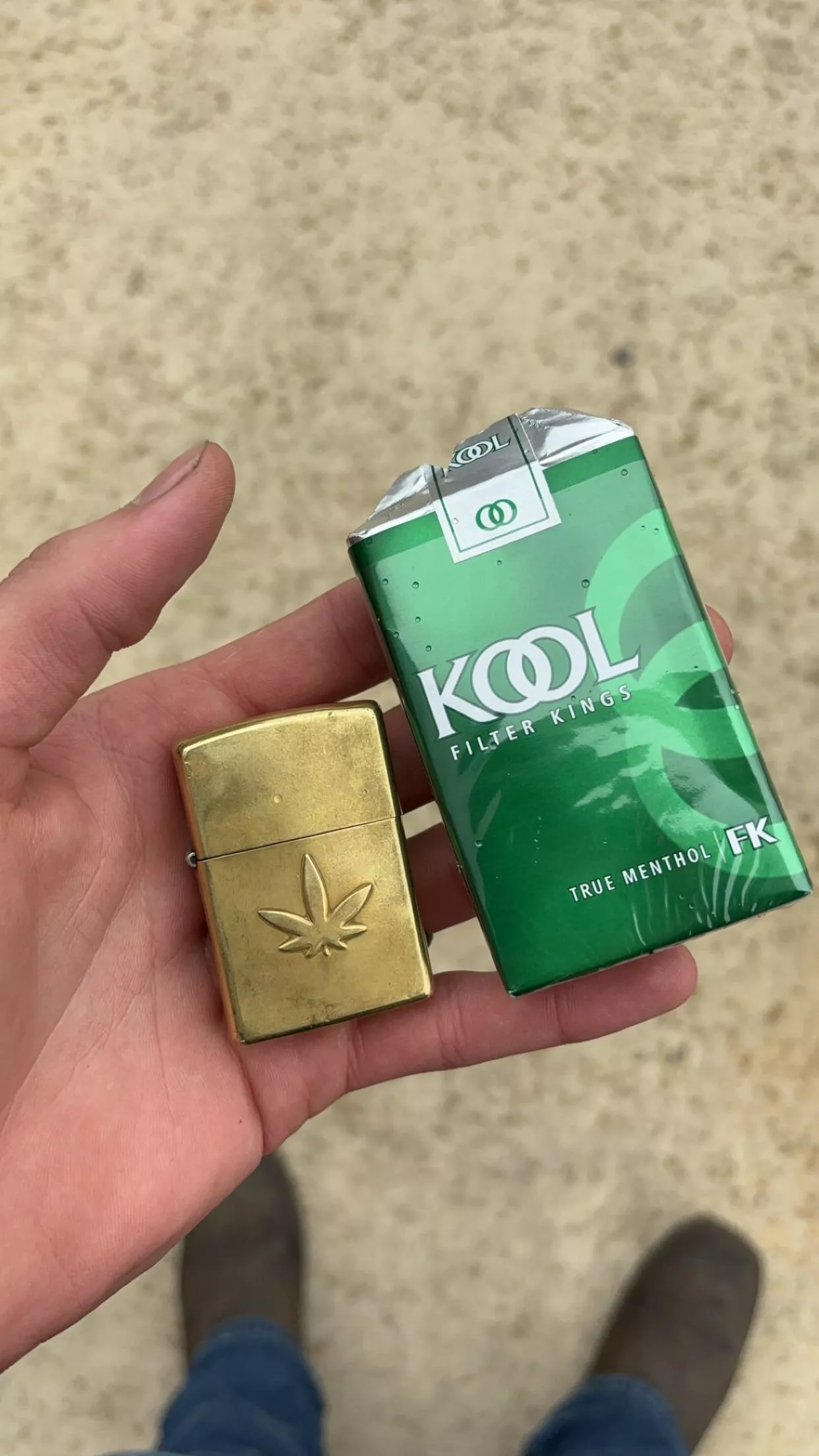 Picked up a pack of Kools for the first time!