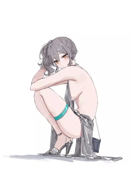 Stelle in sexy dress