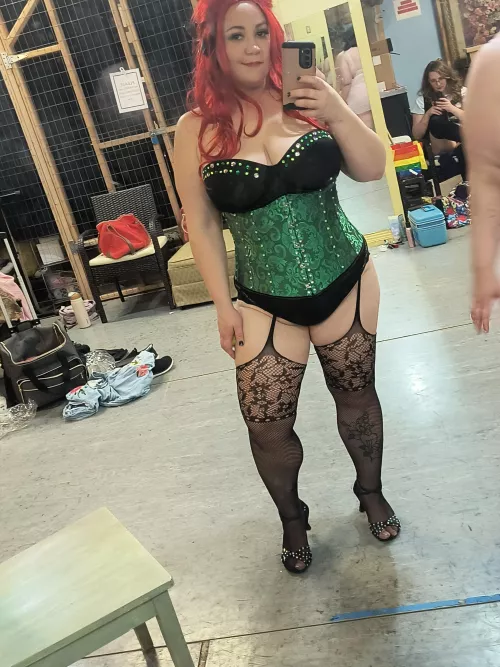 Dressing room pic from my first performance on Saturday! I can't wait to do it again! 