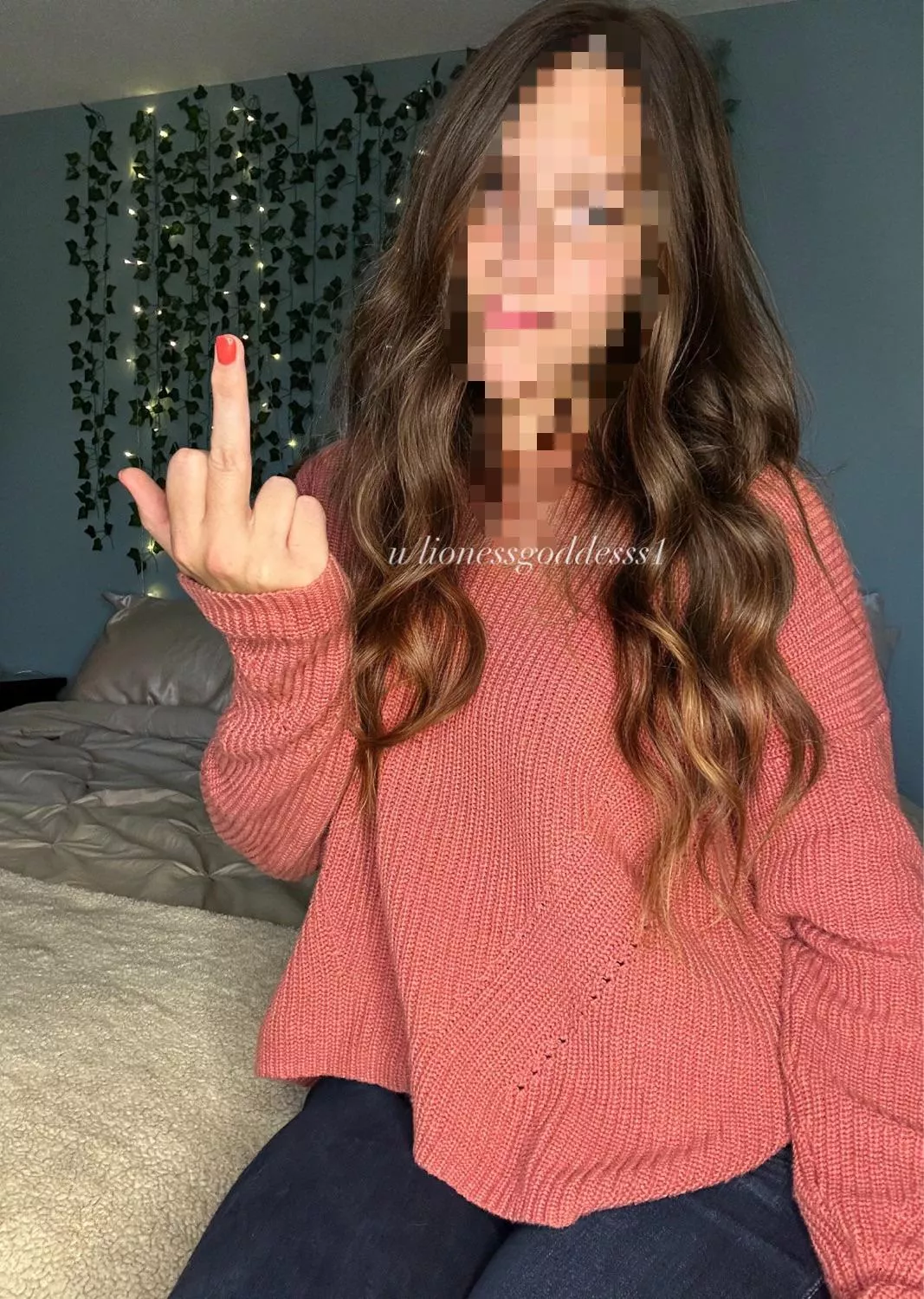 FYI my friends and I laugh at you when my middle finger ALONE triggers your little shrimp cock