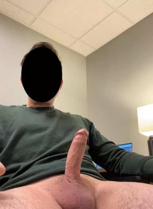 Going into the office doesn’t stop me from getting horny