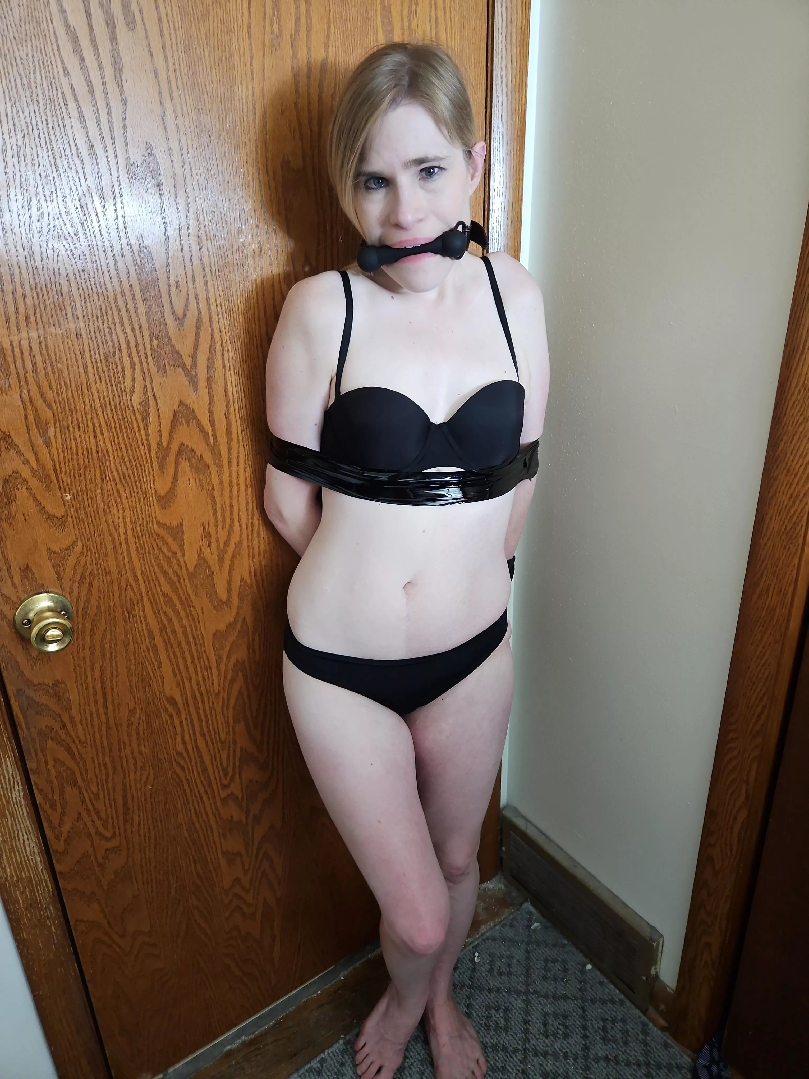 Made to wait before he ravage me. 