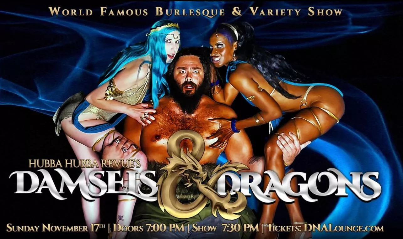 Nerd's Cradle presents Gala of the Gods at Hubba Hubba Review November 17!