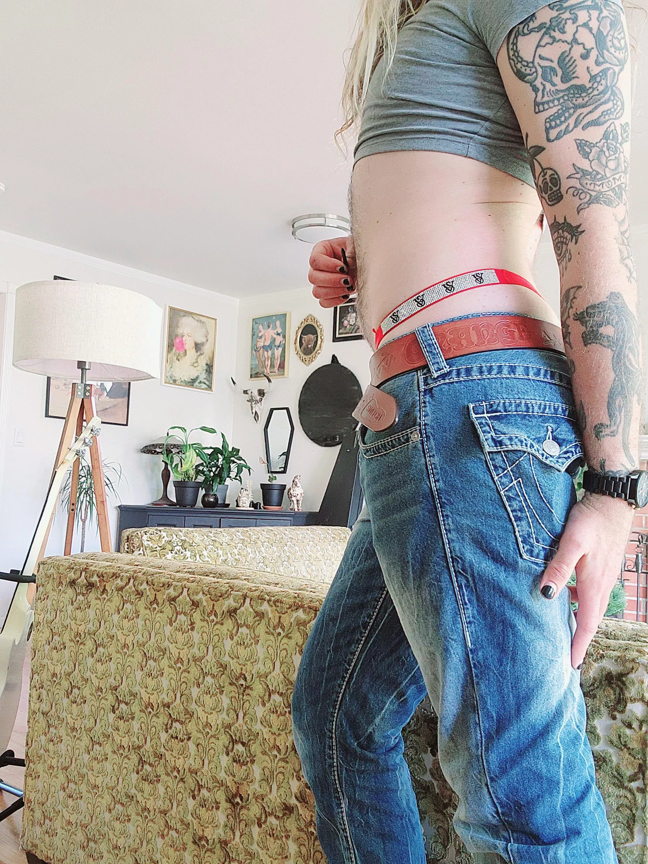 rocking my favorite thong today 😘