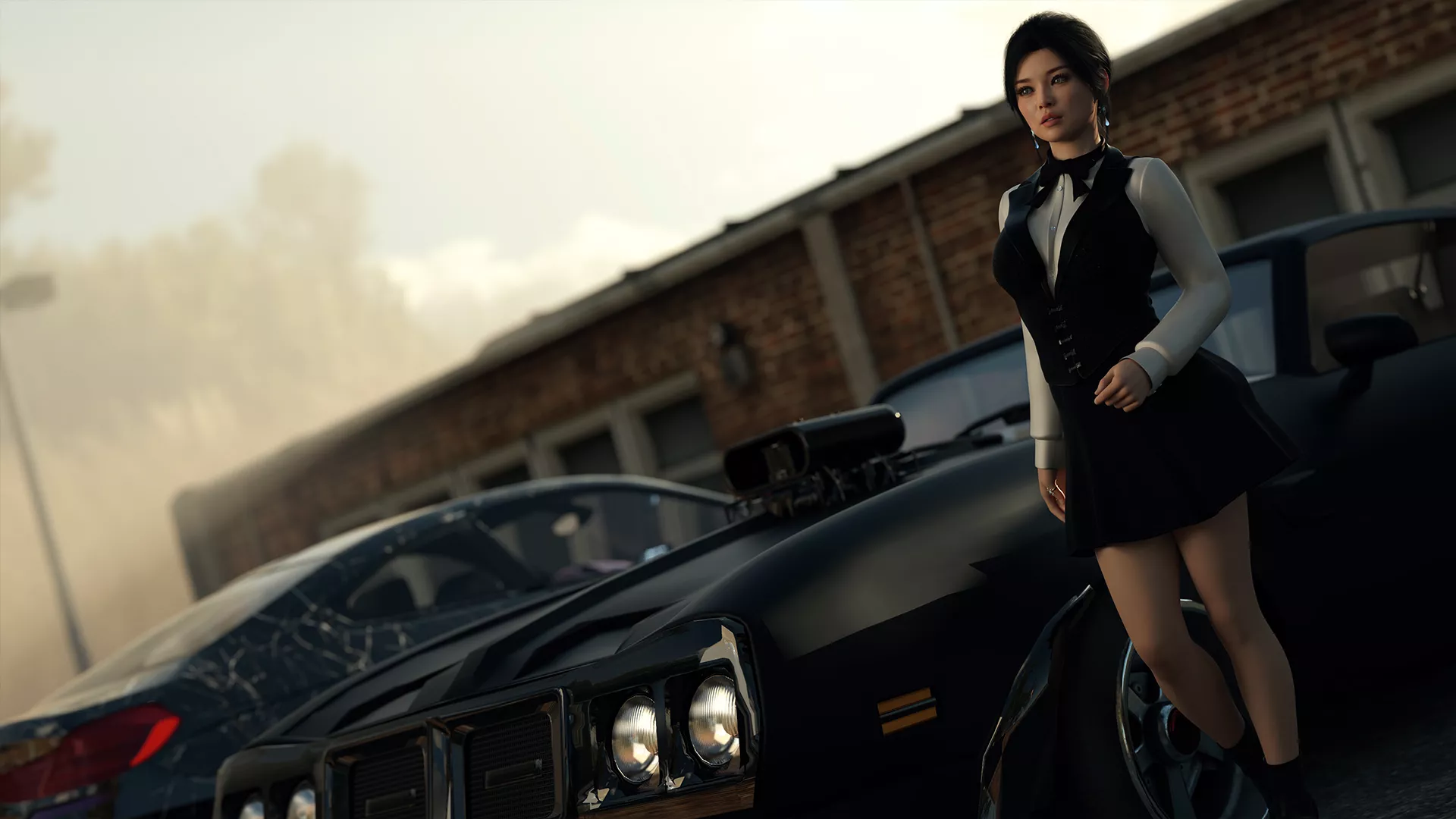 Two beauties in one frame look at her and look behind her. What you guys think?