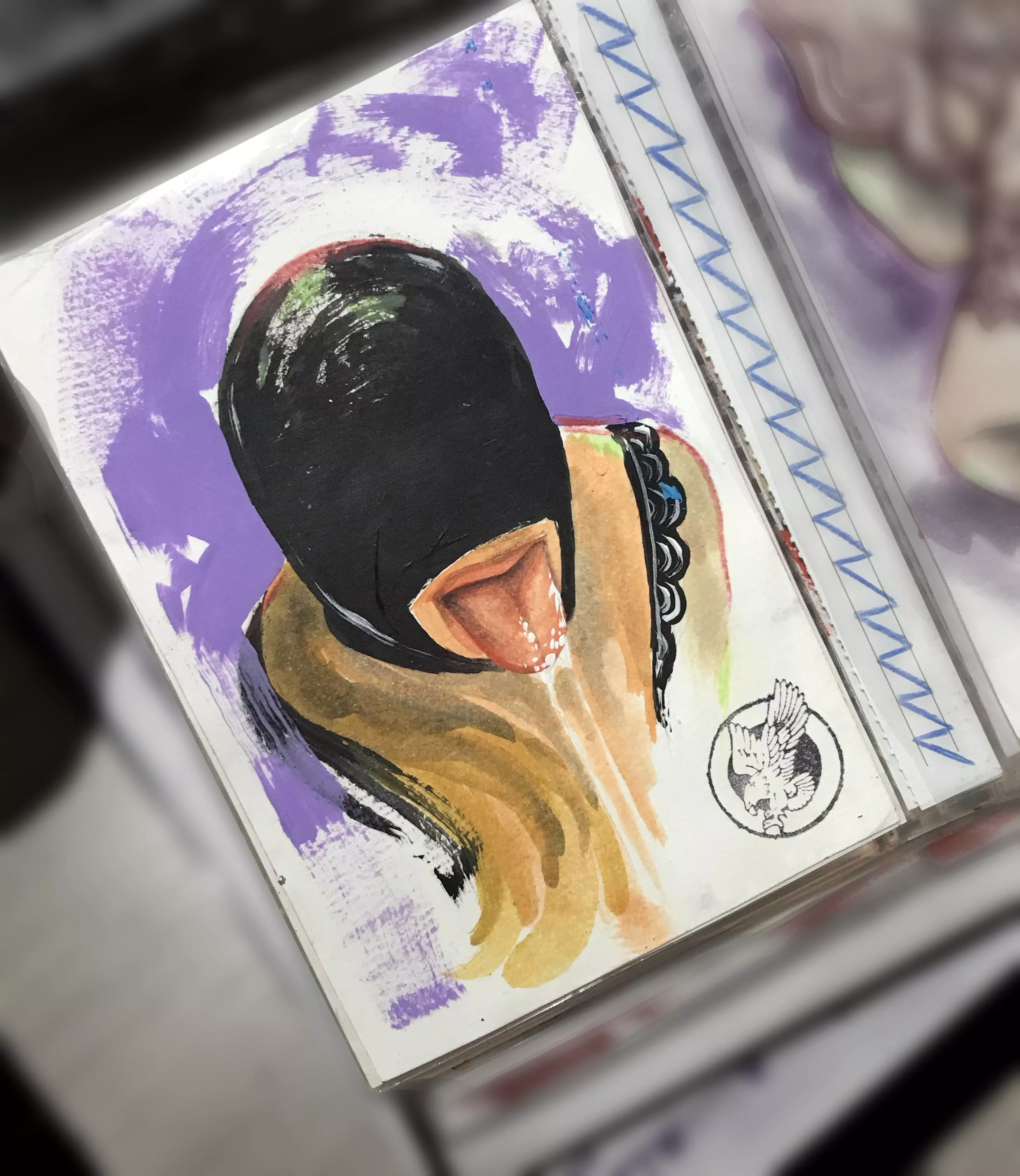  Ade by me with acrylic and watercolor 🫶