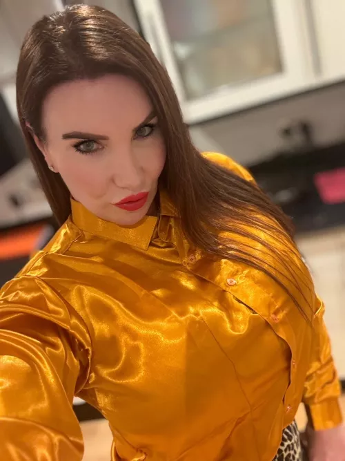 All that glimmers is gold satin 