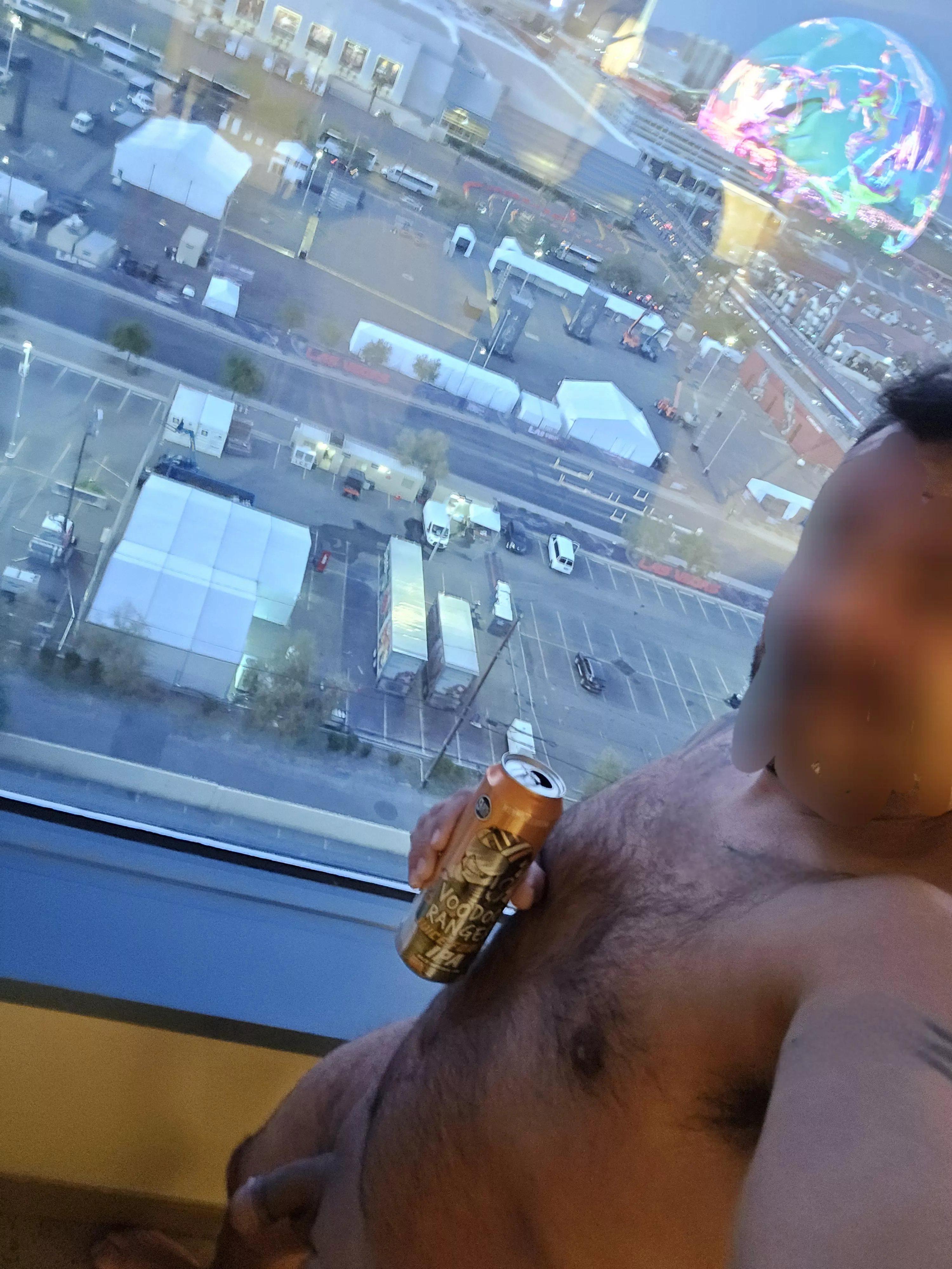 First thing you do when you get to your room...nude beer!