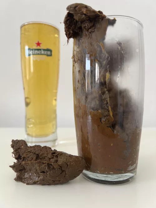 Guardando pis y mierda