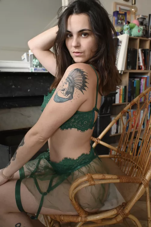 How do you find my new green lingerie?