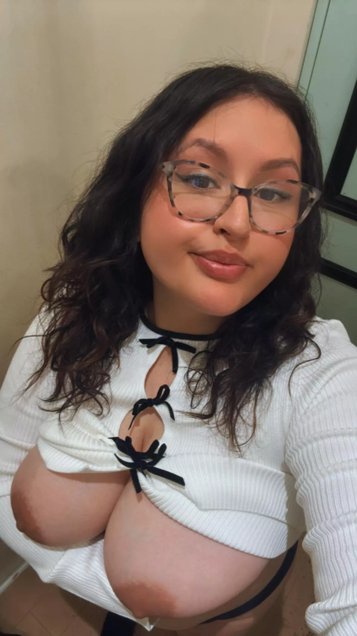 I feel so comfortable when I don't wear a bra.