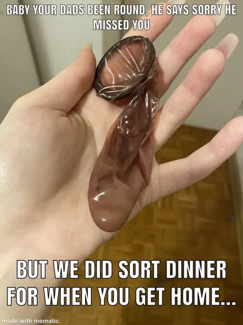 Love seeing a full condom