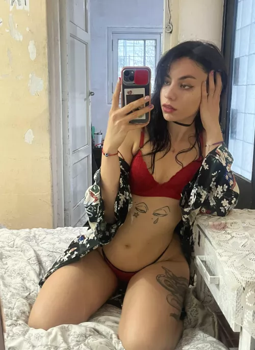 me showing this lingerie of mine