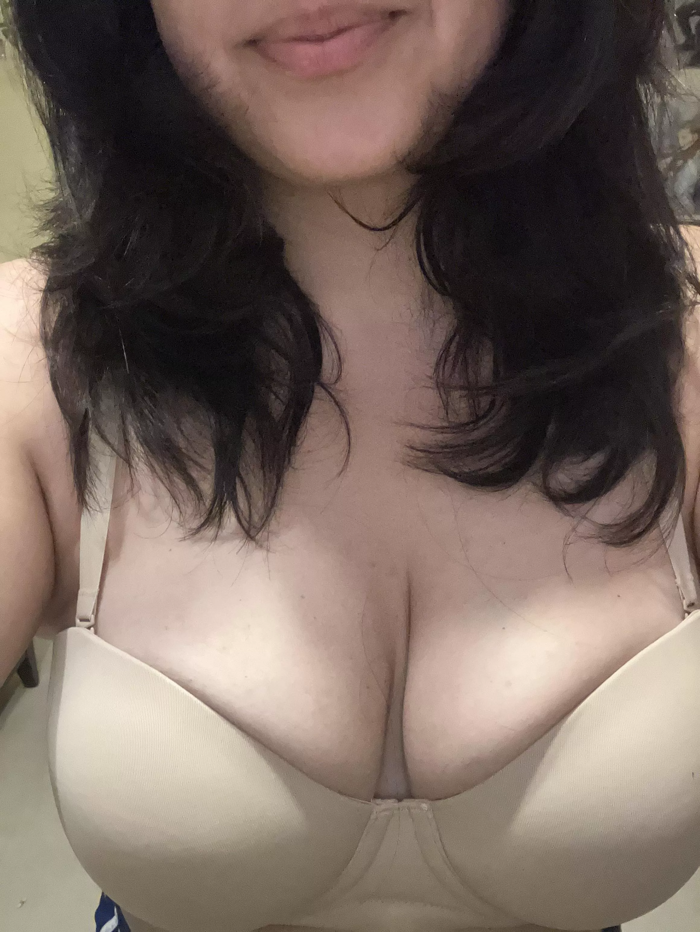 My bra is bursting at the seams the same way your wallet will be for me 