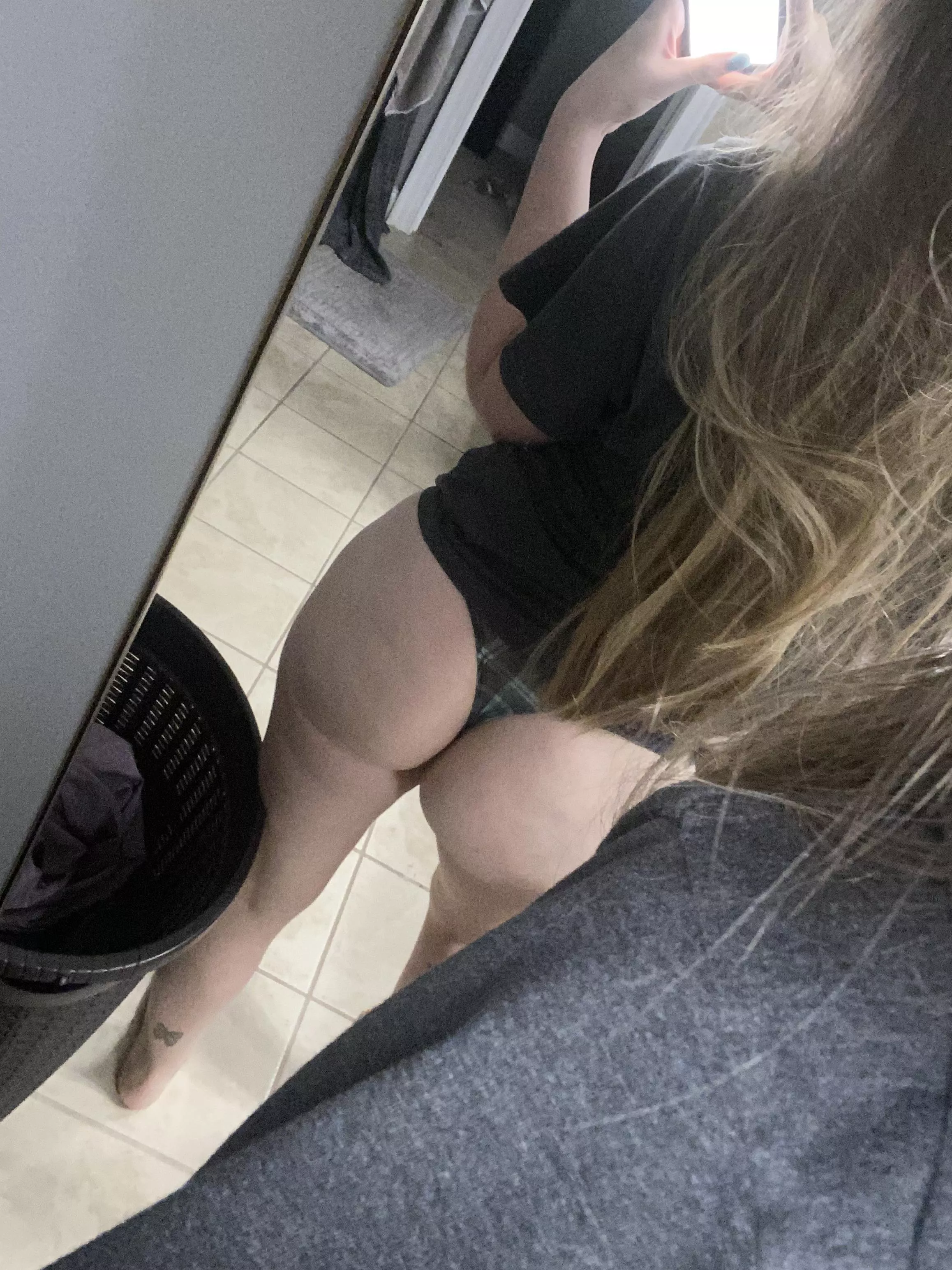 Slutty MILF in a thong