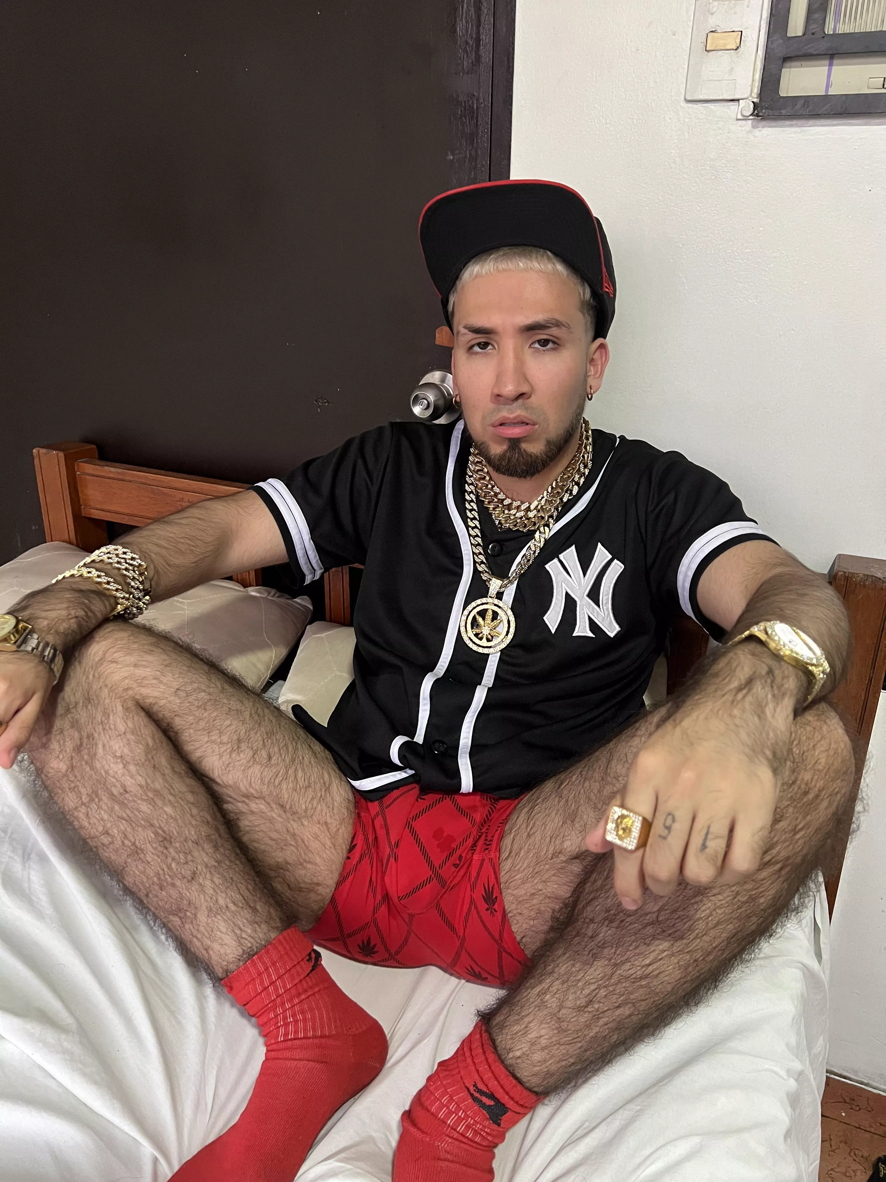 These red socks stink, would you let your face crash into them? Haha.