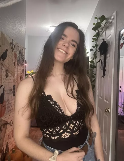 Wanna see me cum? Watch me play with my tight pussy on my free page 