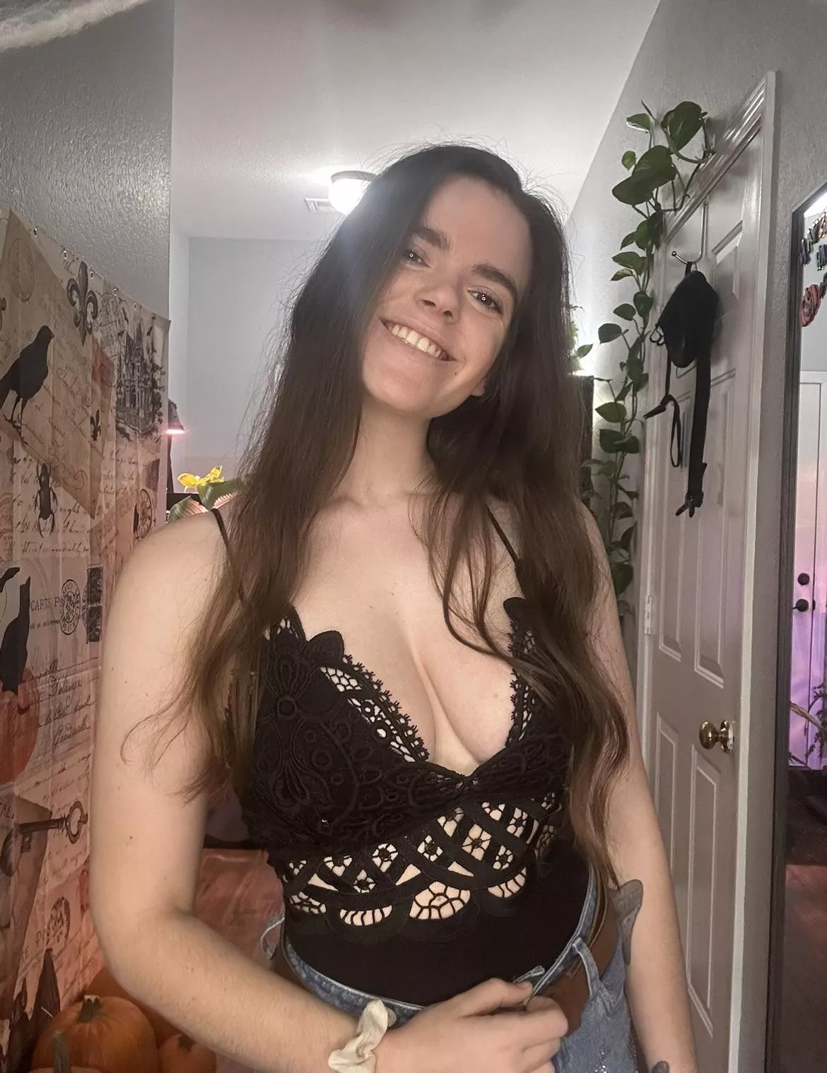 Wanna see me cum? Watch me play with my tight pussy on my free page 