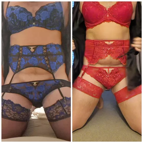 Which panties do you want me in when am on my knees for you 