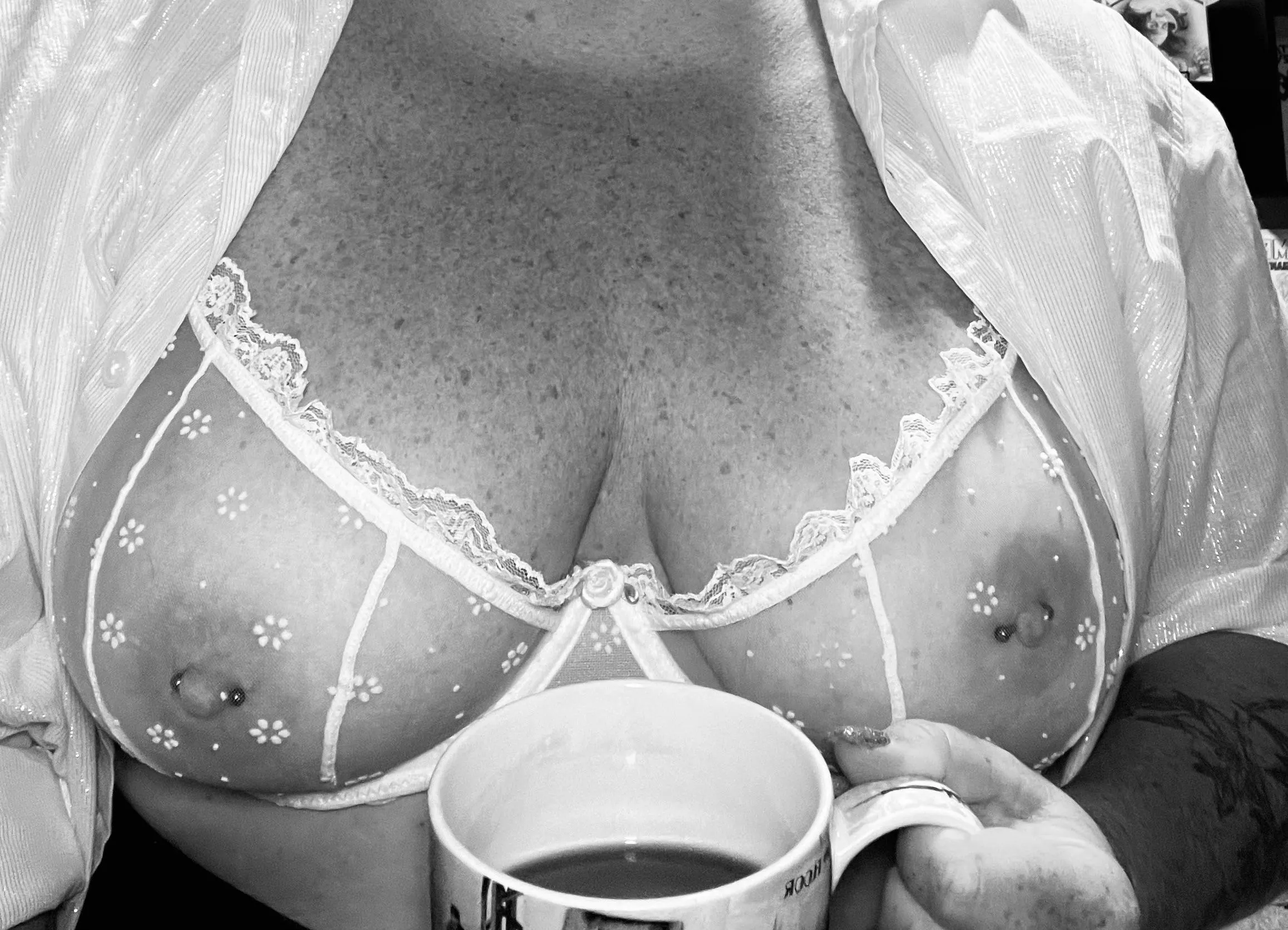 Who sneak some creamer in my coffee