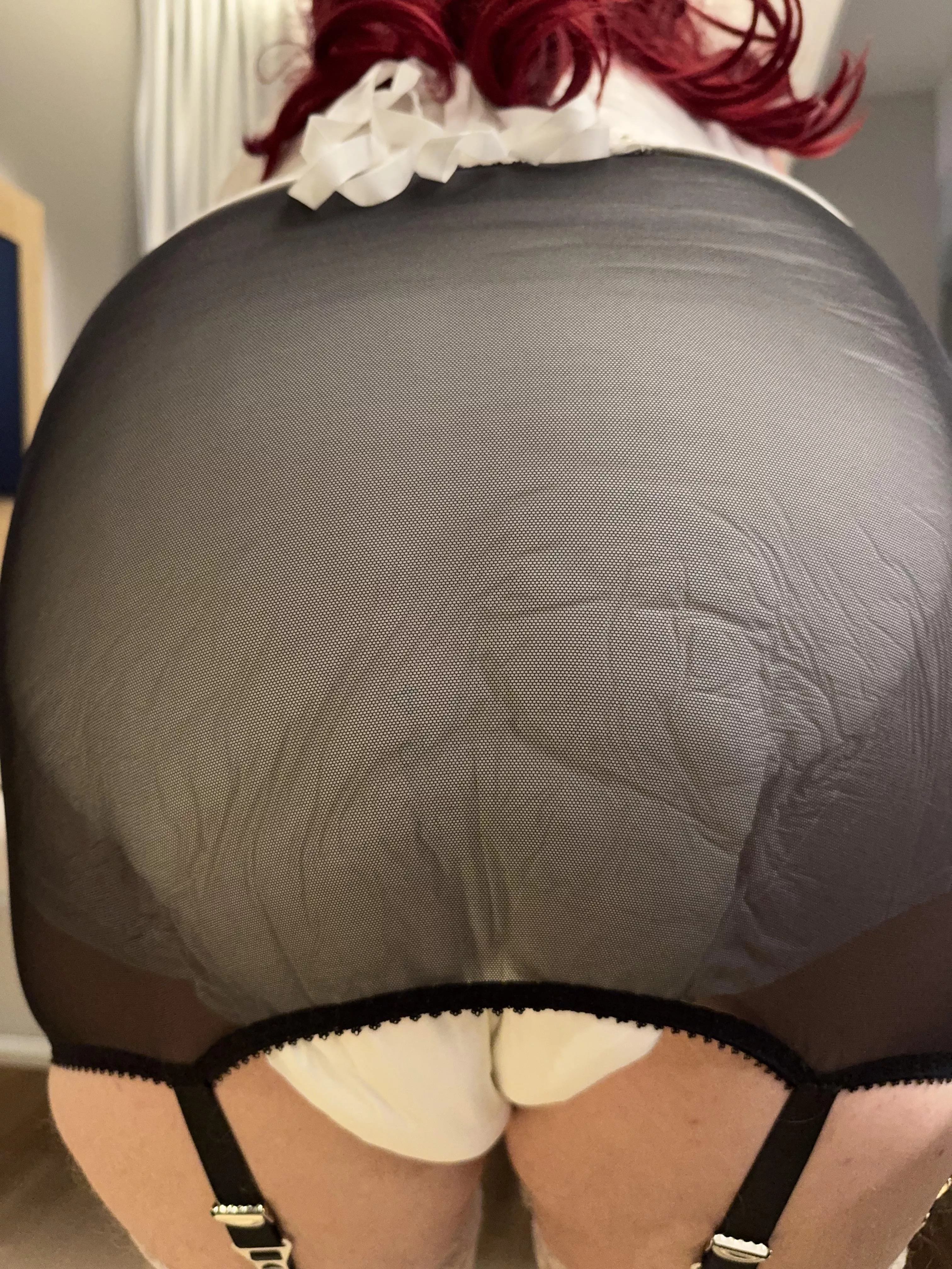 Your diapered secretary says hi 