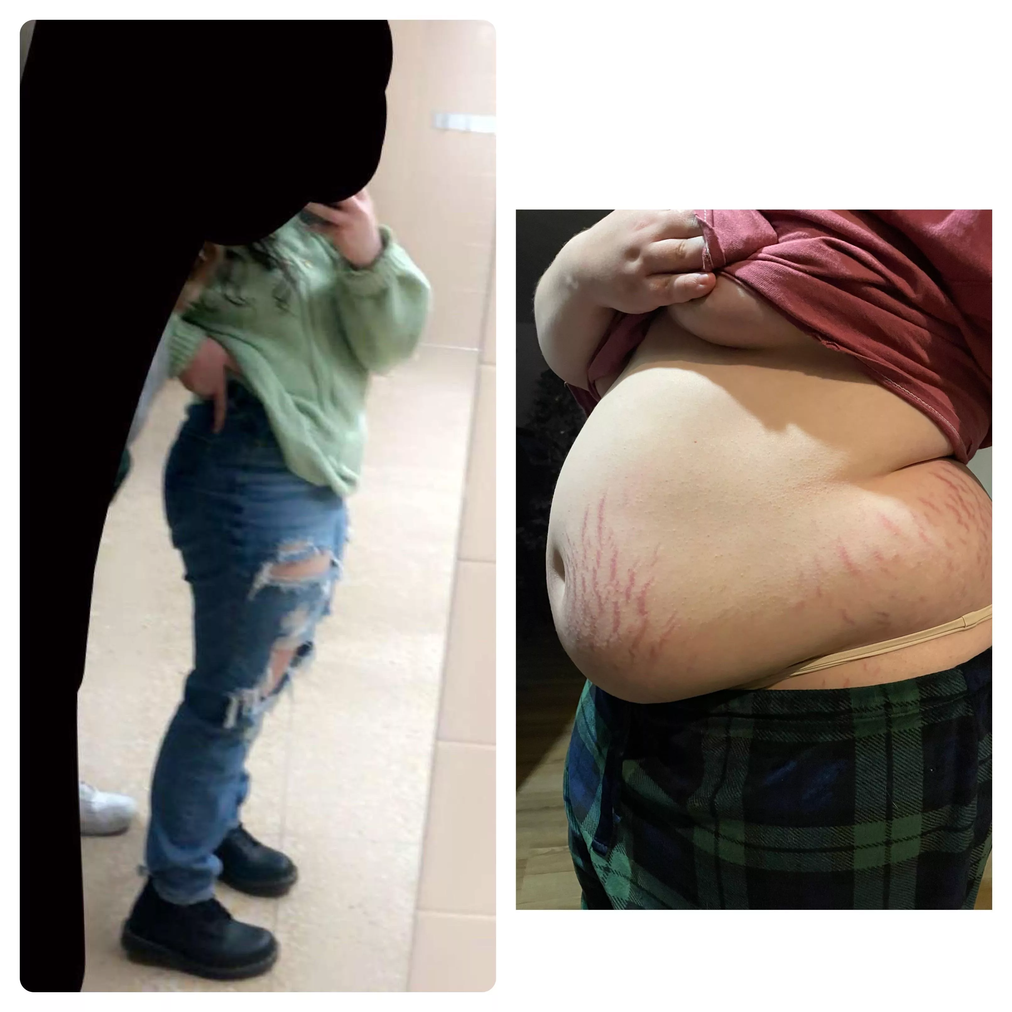 4’8 shawty to lardass