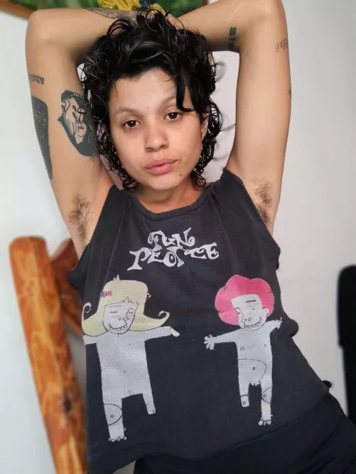 a bit of the delicate hairs you can find on my body