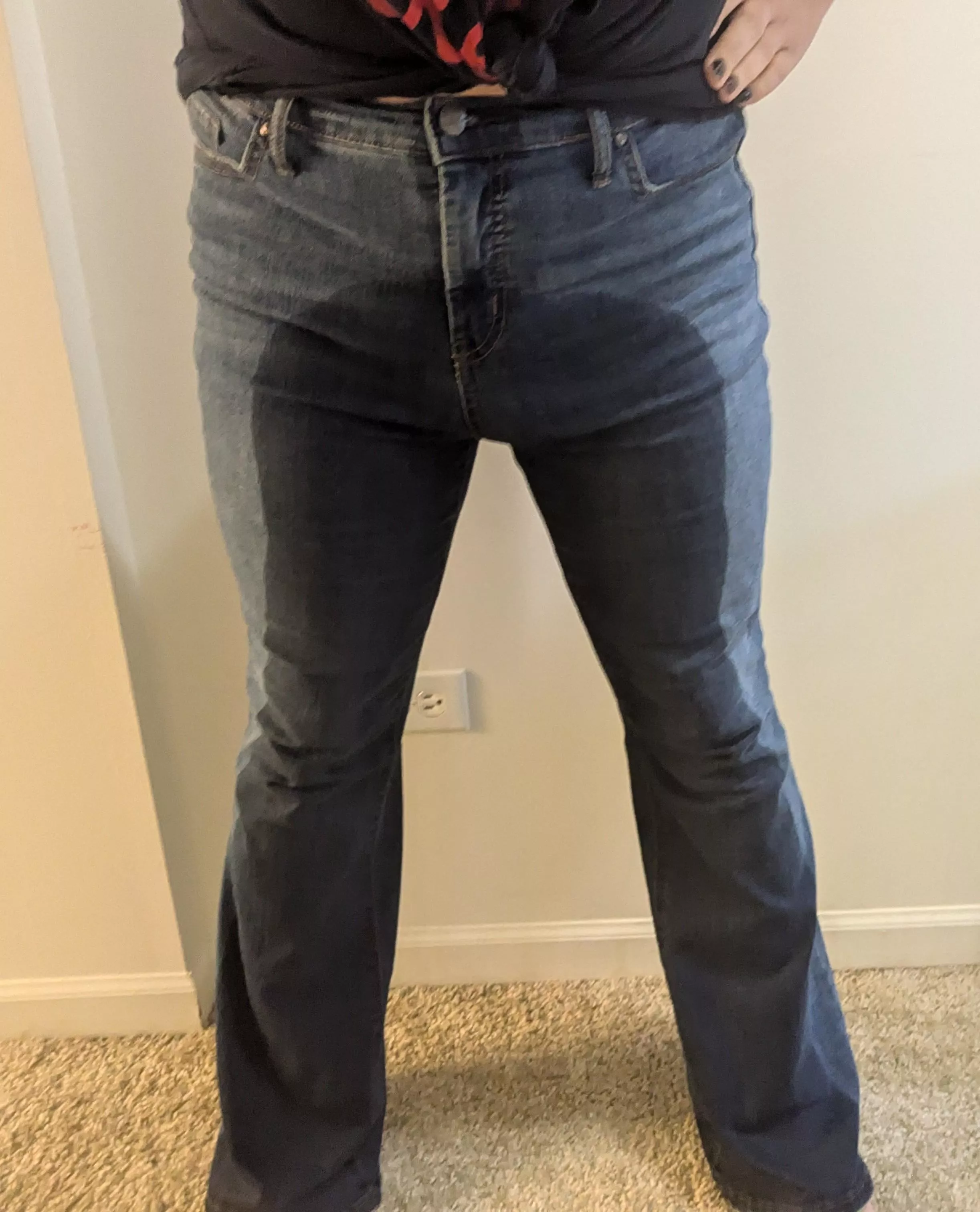 Christening new jeans 